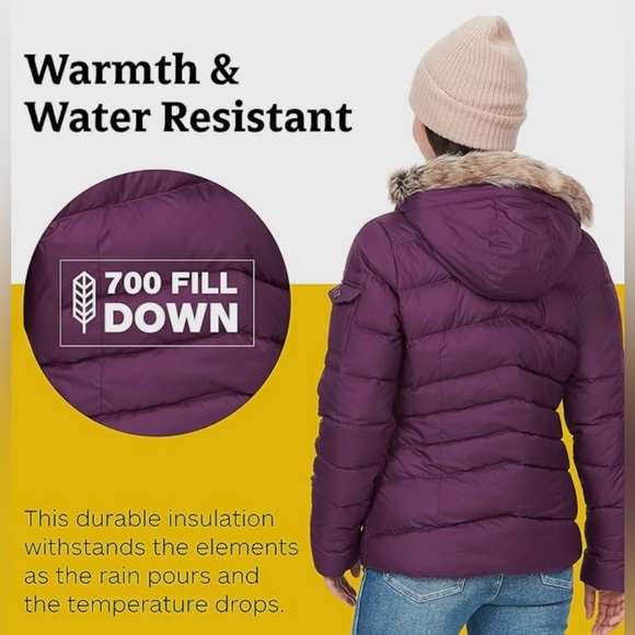 Marmot Women’s Ithaca 700 Fill Down Jacket – Purple – M – RDS Certified - Picture 3 of 16